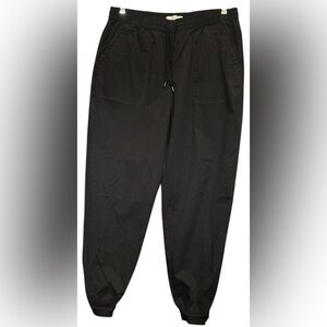 VANS UNISEX BLACK JOGGER PANTS WITH TIE STRING SIZE LARGE